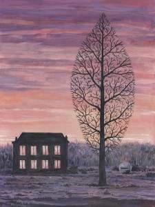 René Magritte, La recherche de l'absolu, 1963.