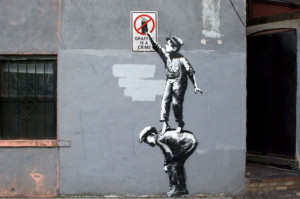 Banksy.-Graffiti-is-a-crime-New-York