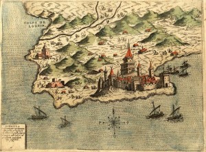 Mappa-del-porto-di-Durazzo-risalente-al-1573-pinargenti