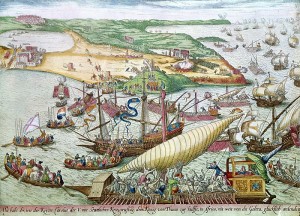 L’assedio di Tunisi a La Goulette, 1535 Franz Hogenberg, Biblioteque Nationale, Paris