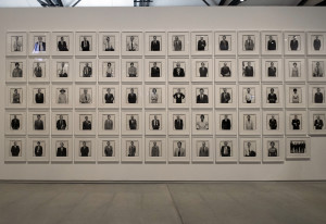 Richard Avedon. Una parete della mostra : Masculinities : Liberation through Photography, Exposition organisée par le Barbican Centre, Londres. presso Mècanique Génerale (ph. Giuseppe Sinatra) 