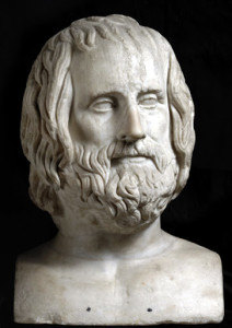 Erma di Euripide, IV sec. a. C.