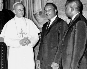 Papa Paolo VI e Lartin Luther King