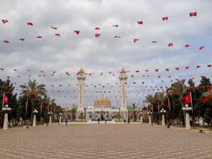 Il mausoleo di Habib Bourghiba a Monastir, Tunisia, aprile 2021 (ph.  HJacopo Lentini)