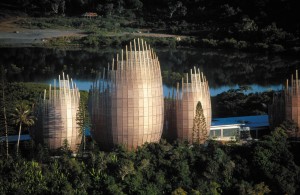 Centro culturale kanak intitolato a Jean-Marie Tjibaou, Nuova Caledonia 
