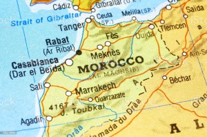 Morocco in a map