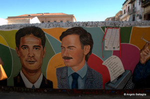 Palermo, Il muro della legalità (ph. Angelo Battaglia)