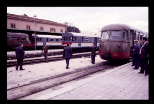 C. Vetrno-Ribera, Stazione di Castelvetrano, Coincidenze, 31 dicembre 1985, ultimo giorno di servizio della tratta a scartamento ridotto (ph. Antonino Giglio)