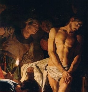  Fig. 12 M. Stom Flagellazione (Part.) - 1636-38. Oratorio del Rosario di San Domenico. Palermo. 