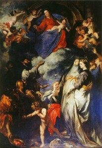  Fig. 13 A. Van Dick Madonna del Rosario 1625-27. Oratorio del Rosario di San Domenico. Palermo. 