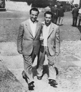Locarno (Svizzera), 8 ottobre 1951. Rocco Mazzarone e Rocco Scotellaro