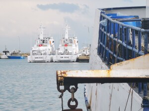 Sfax, porto e navi della Guardia costiera (ph. Silvia Di Meo)