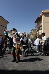 Processione della Virgen de Cocharcas per le vie di Casali di Mentana (RM), settembre 2023
