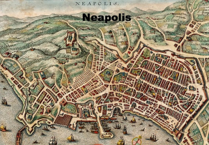 Naepolis, di Matthaus Merian il Vecchio, 1640